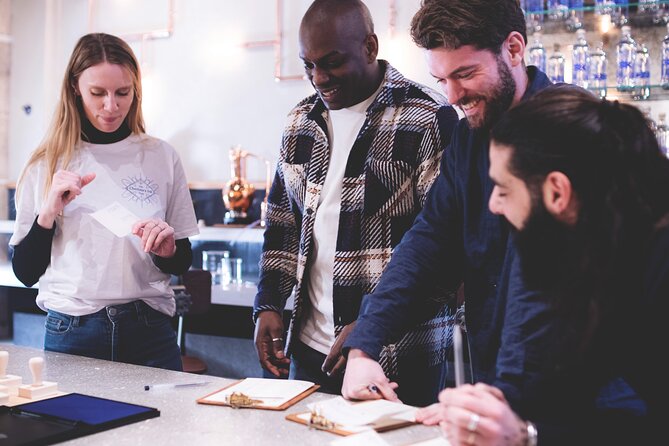 Paris Craft Distillery Make Your Own Gin Workshop - Tasting gin, cocktails, and a small snack plate