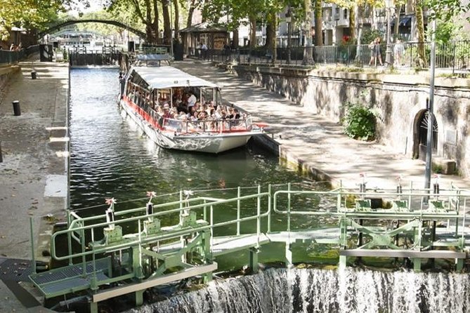 Paris: Cruise on The Canal Saint Martin and The Seine River - The long tunnel beneath the Bastille area