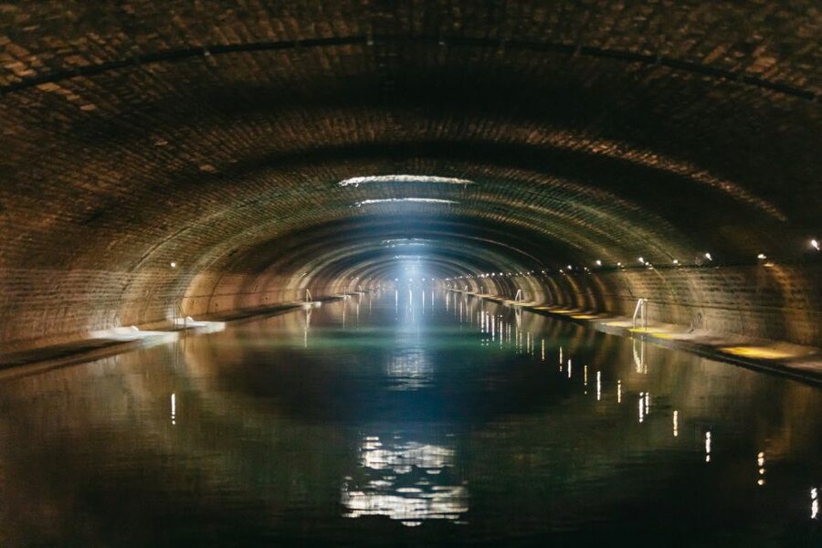 Paris: Cruise on the Saint-Martin Canal and the Seine River - The underground vault beneath the Bastille