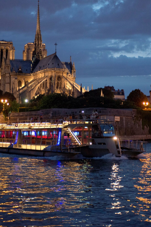 Paris: Eiffel Tower Dinner Cruise with a Moulin Rouge Show - My take: a polished, packed Paris classic