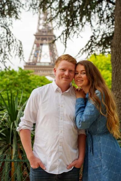 Eiffel Tower Photoshoot with a Professional