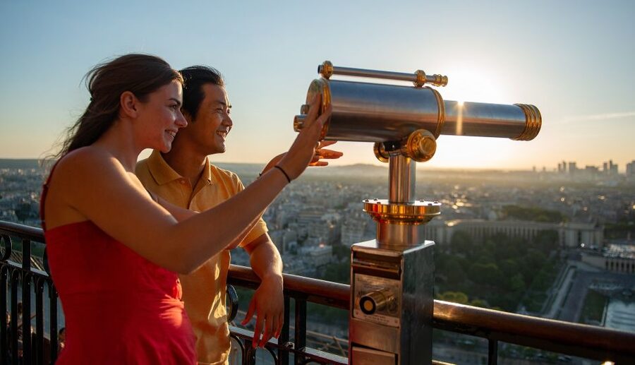 Paris: Eiffel Tower Tickets and City Bus Tour - Audio commentary and the interactive Paris features