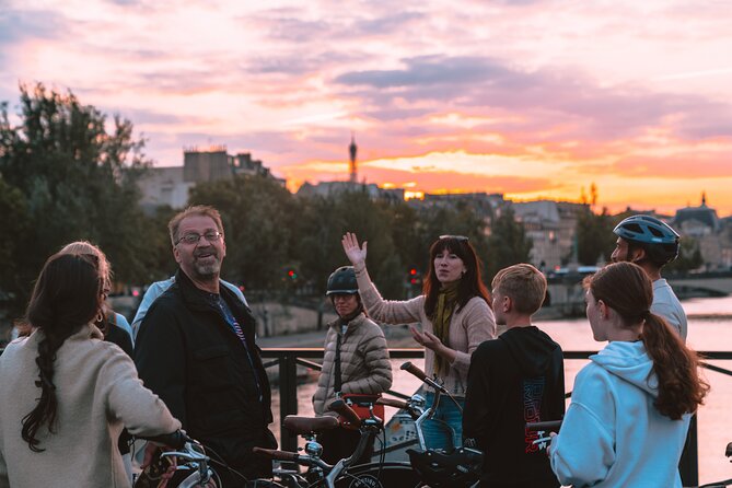Paris Evening City of Lights Small Group Bike Tour & Boat Cruise - Notre Dame, the river, and the Eiffel Tower