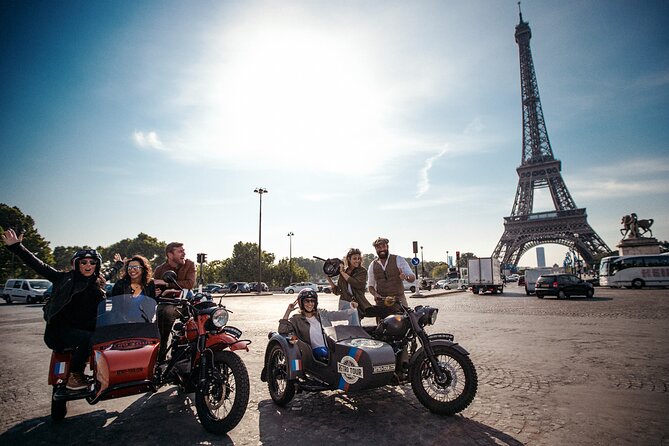 Paris Highlights city tour on a vintage Sidecar Motorcycle - Why a sidecar works so well in Paris