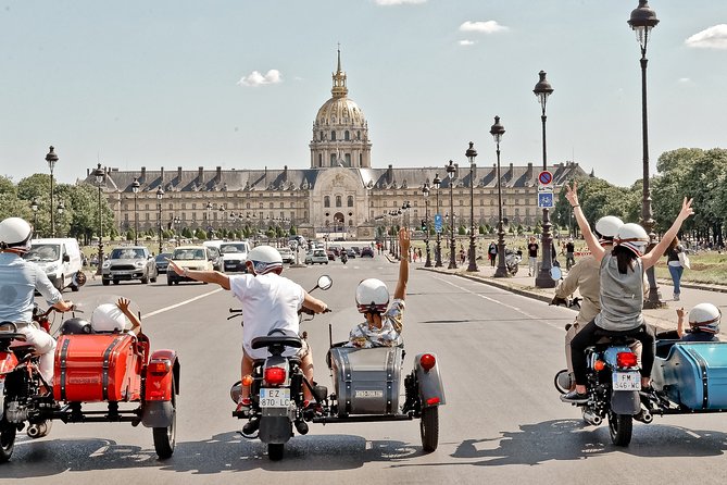 Paris Highlights city tour on a vintage Sidecar Motorcycle - The Latin Quarter and the Sorbonne
