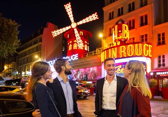 Paris Illuminations Tour with Moulin Rouge Show and Cruise Option - Feerie: feathers, cancan, and classic Paris spectacle