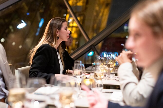 Paris Late Dinner at Eiffel Tower's Madame Brasserie Restaurant - Seating and the promised view