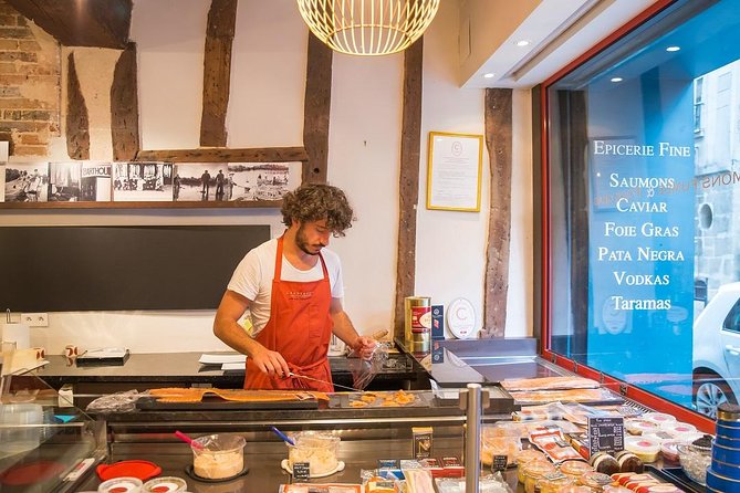 Paris Le Marais District Original Food and Wine Tasting Tour - The first tasting stops on Rue de Bretagne