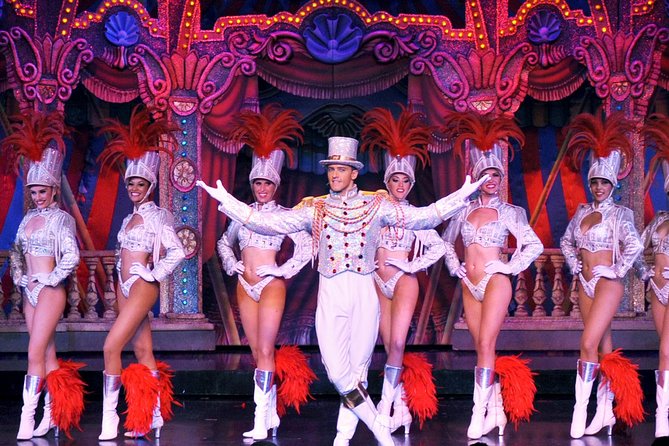 Paris Moulin Rouge Cabaret Show and Dinner - Seats, sightlines, and the crowd at closing time