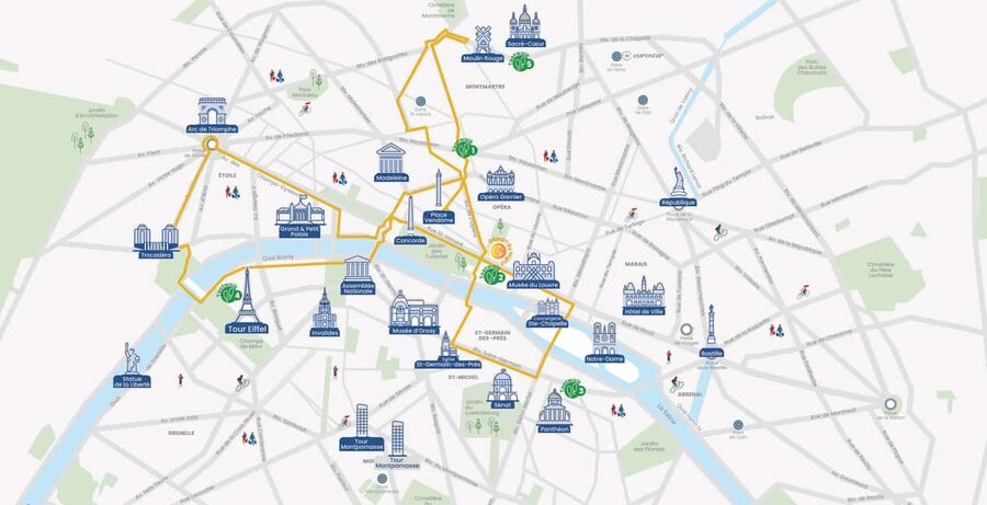 Paris: Night Bus Tour with Audioguide - Starting at the Louvre’s Carrousel