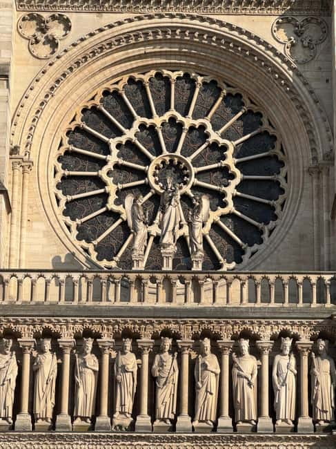 Paris: Notre-Dame Cathedral Exterior Guided Tour - Meeting the guide beside Charlemagne