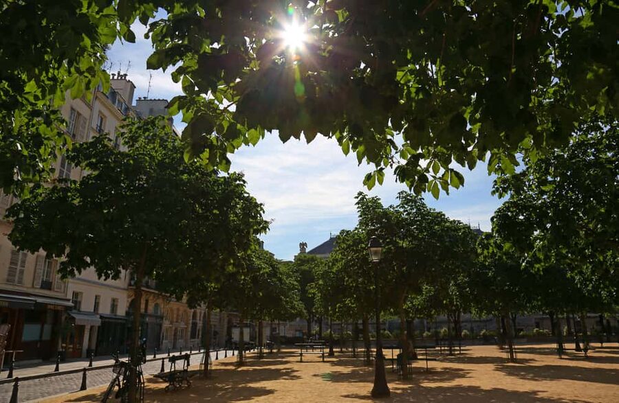 Paris: Notre Dame Outside Tour and Sainte Chapelle Ticket - Place Dauphine and the quieter side of Paris