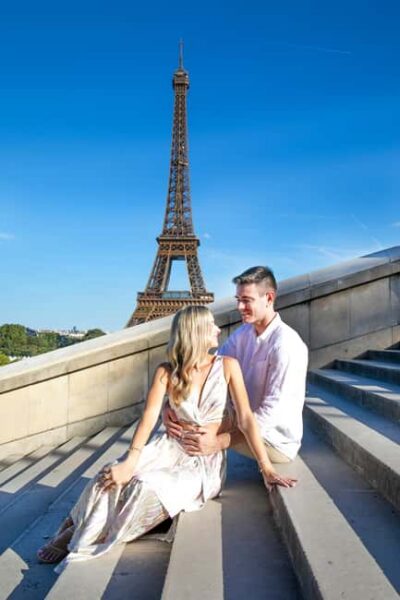 Photoshoot Around Eiffel Tower with 55 Edited Photos
