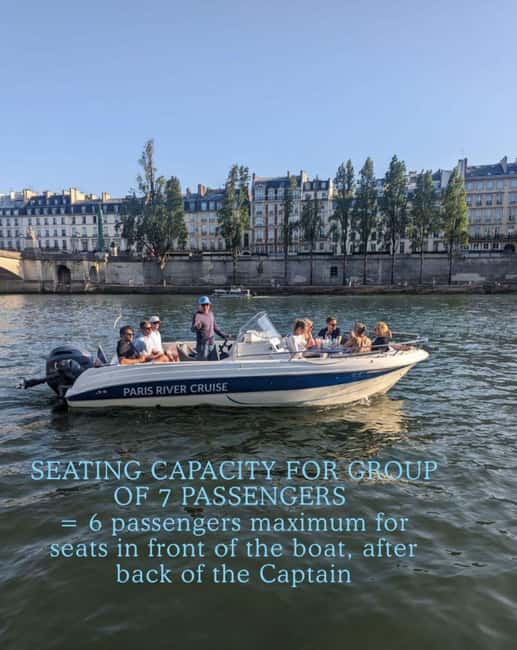Paris: Private Boat Cruise on Seine River - Comfort, safety, and practical limits