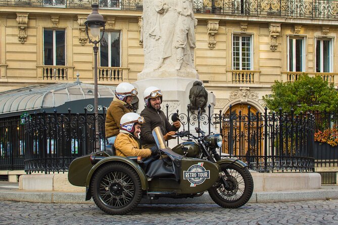 Paris Private Flexible Duration Guided Tour on a Vintage Sidecar - Eiffel Tower, Trocadéro, and the best photo stops
