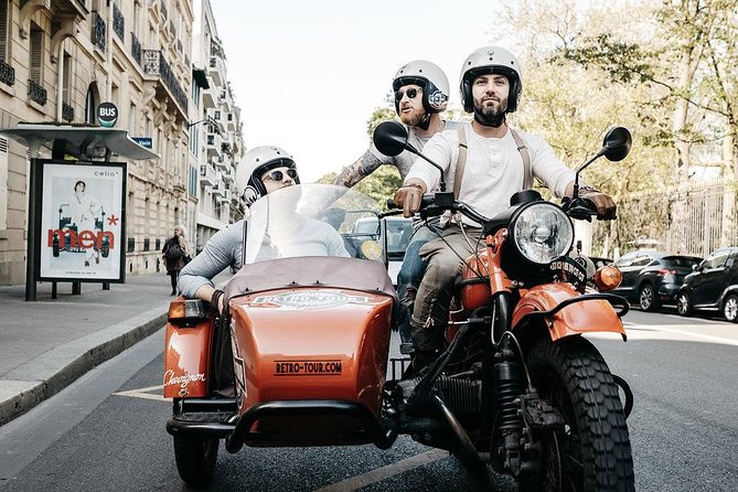 Paris Private Vintage Half Day Tour on a Sidecar Motorcycle - From the Arc de Triomphe to the Eiffel Tower