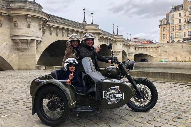 Paris Private Vintage Half Day Tour on a Sidecar Motorcycle - The Latin Quarter, Roman ruins, and Île de la Cité