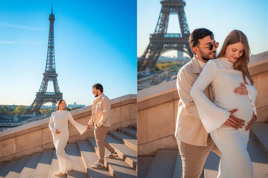 Paris: Professional Photoshoot with the Eiffel Tower - Three Locations in the Shared Session