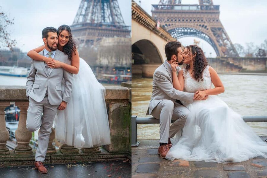 Paris: Professional Photoshoot with the Eiffel Tower - Four Locations in the Private Session