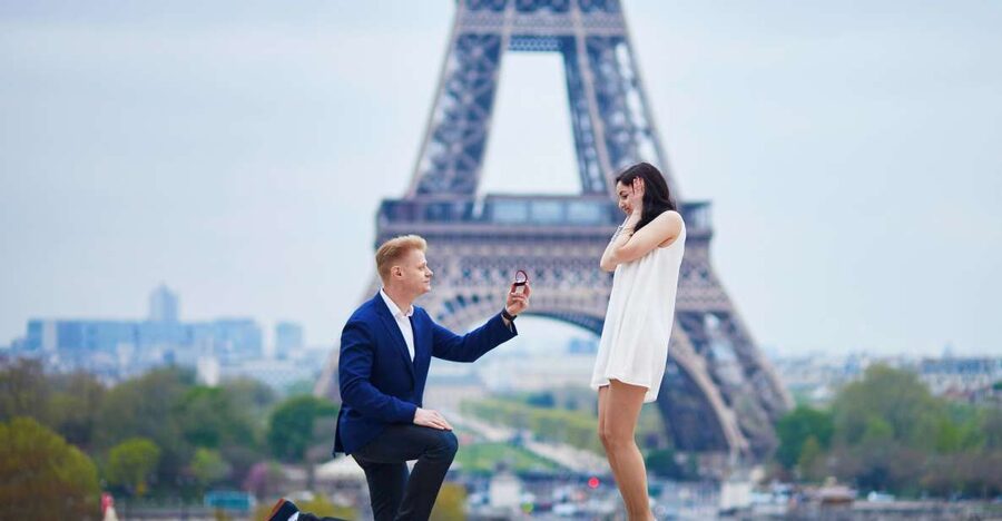 Paris: Romantic Photoshoot for Couples - A Private Hour With the Eiffel Tower