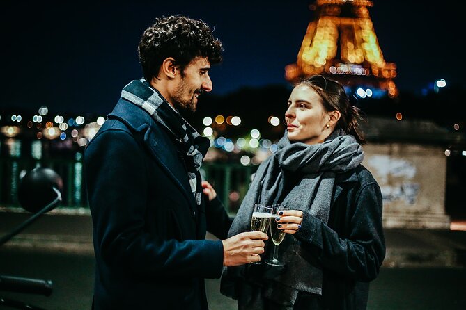 Paris Romantic & Private Tour By Night on a Sidecar Ural - The Eiffel Tower at sunset or under lights