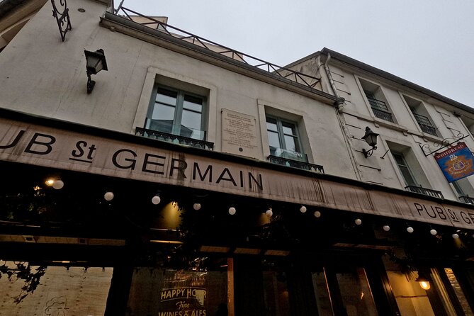 Paris Saint Germain Des Pres Walking Tour with Cruise Option - Hotel La Louisiane and the neighborhood’s creative side