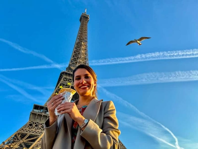 Paris: Seine Cruise & Crepe Tasting near the Eiffel Tower - The Trocadéro crêpe stop and the Eiffel Tower view