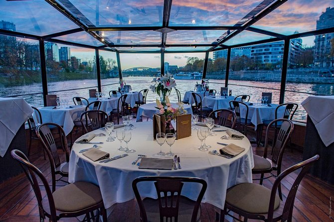 Paris Seine River Dinner Cruise with Champagne and Window Seating - Notre-Dame and the medieval riverfront