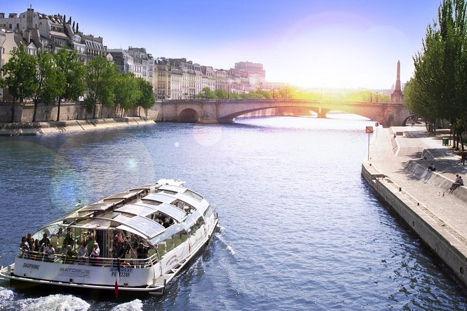 Paris Seine River Hop-On Hop-Off Sightseeing Cruise by Batobus - The view from the open rear terrace