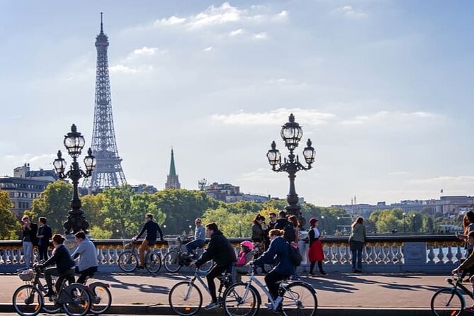 Paris Small Group Guided Bike Tour of Must-See Sights - Grand Palais and Pont Alexandre III deliver the grandest views