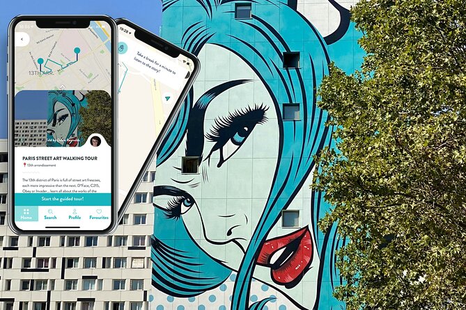 Paris Street Art, smartphone audioguided tour - Stop one: Zabou’s Paper planes fresco
