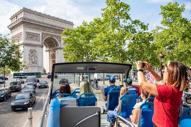 Paris Tootbus Hop-On Hop-Off Bus Tour (Optional Cruise) - The upper deck, audio guide, and app