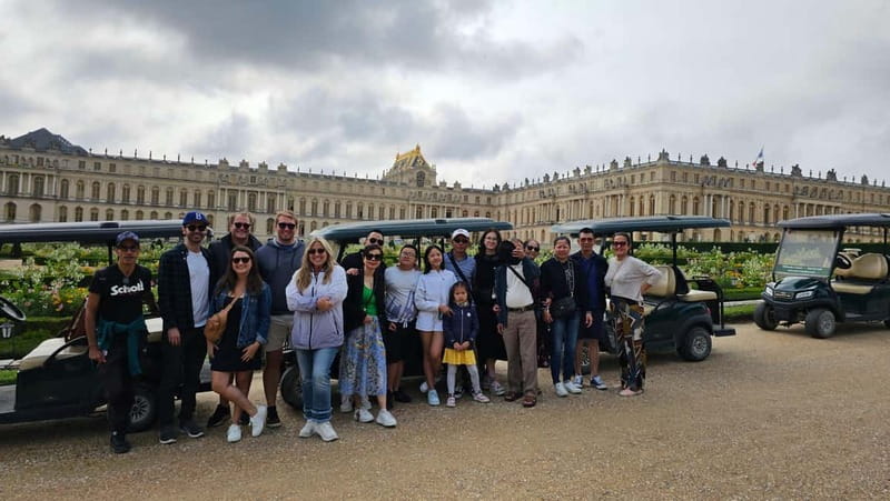 Paris: Versailles Golf Cart & Bike Tour with Palace Entry - The golf cart ride through Louis XIV’s gardens