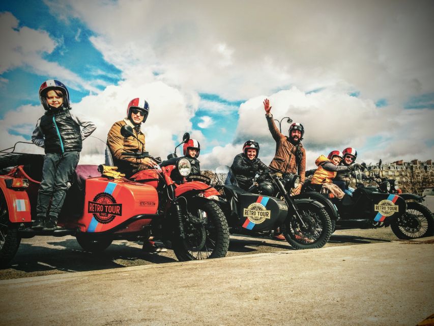 Paris Vintage Sidecar Premium & Private Half-Day Tour - Crossing the Seine toward Île de la Cité