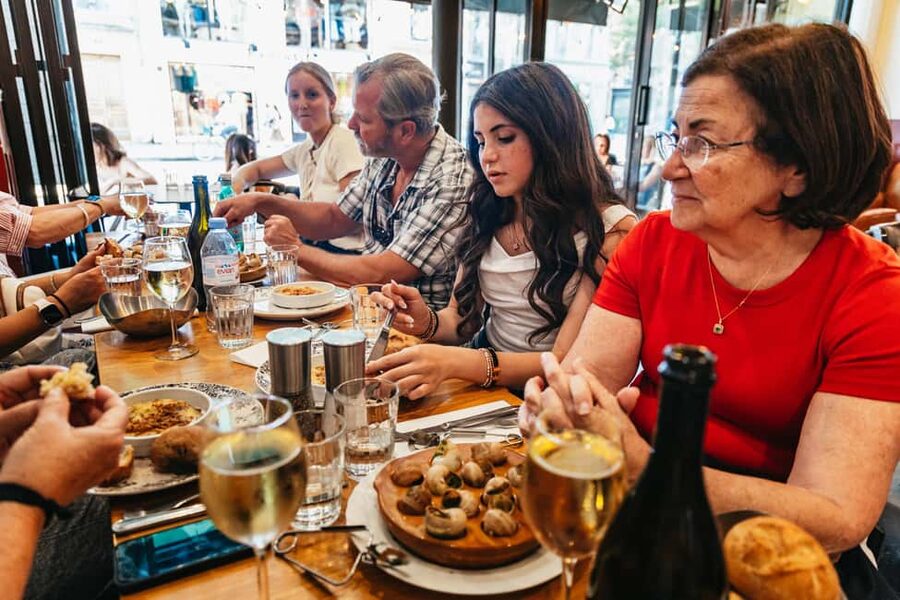 Paris: Walking Food Tour with Cheese, Wine and Delicacies - Wine, chocolate and the sweet finish