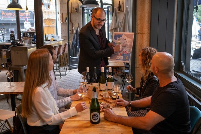 Paris Wine Tasting Experience in Montmartre - What you taste: two reds, two whites, and bubbles