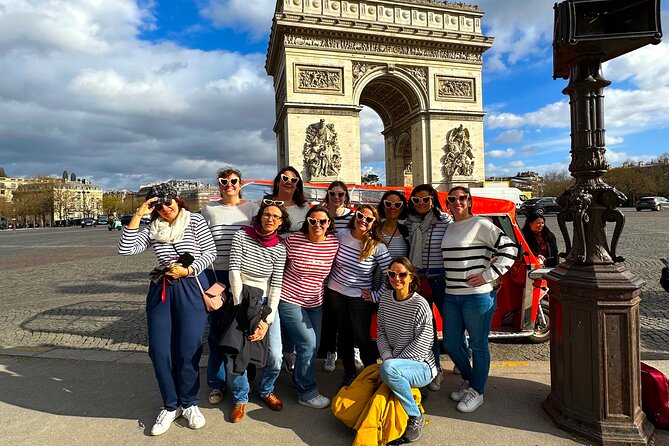 Premium private tour of Paris in an Electric TukTuk (4 hours) - Arc de Triomphe and the Eiffel Tower