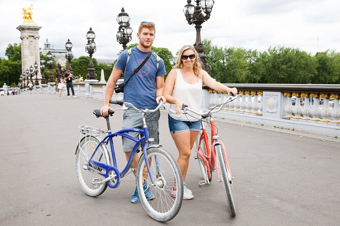 Private Highlights of Paris Bike Tour - Crossing Pont Alexandre III
