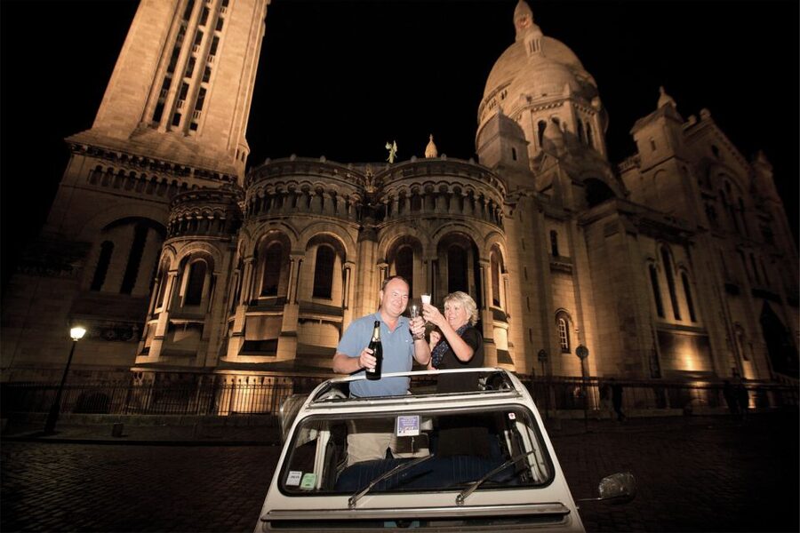 Private tour of Paris by Night with Champagne - Cruising the Champs-Elysees to the Arc de Triomphe