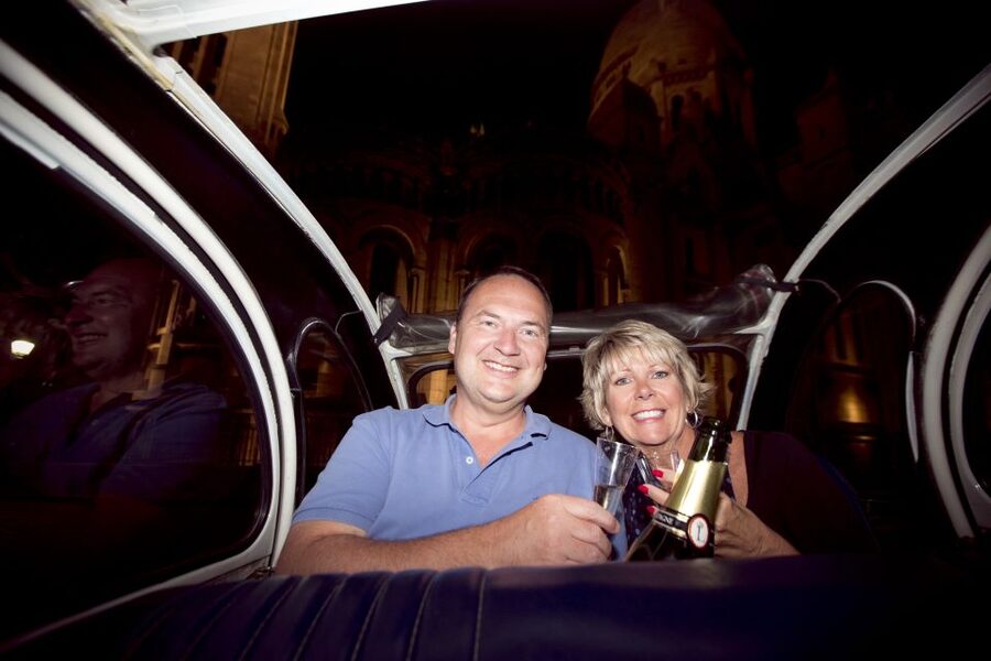 Private tour of Paris by Night with Champagne - Catching the Eiffel Tower sparkle