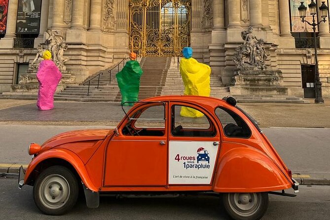 Private tour Paris 3 hours in vintage Citroën 2CV - The real value of $192.89 per person
