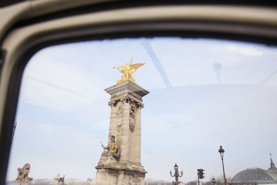 Romantic Paris Vintage Citroën 2CV Tour - From the Eiffel Tower toward Montmartre