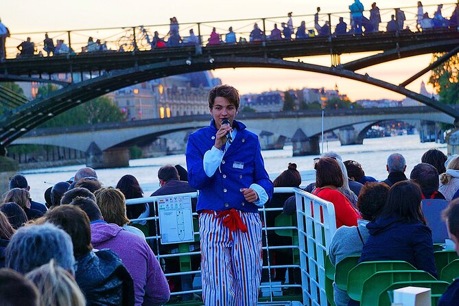 Seine River Sightseeing Guided Cruise by Vedettes du Pont Neuf - The open deck and the sheltered lower cabin