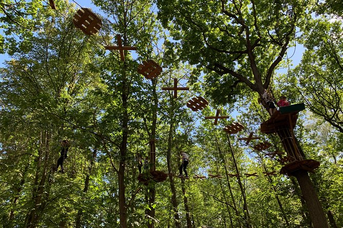 Tree Top Adventure in Forest of Meudon - Zip lines, Tarzan swings, and the quick jump