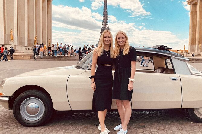 Vintage Car Private Tour of Paris : Iconic Open-Top Citroën DS - The Élysée Palace and Paris by day or night