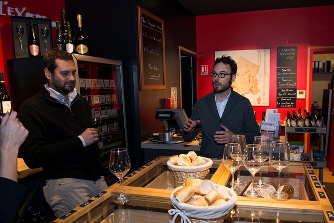 Wine and cheese tasting at Latin Quarter - French cheese and bread make the lesson practical