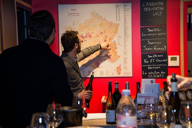 Wine and cheese tasting at Latin Quarter - A six-person group changes the mood