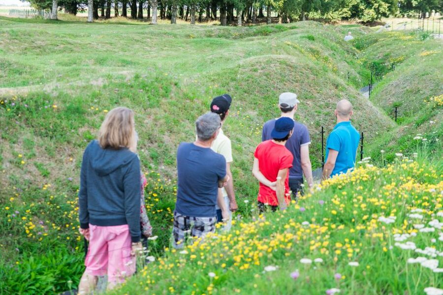 WWI Somme Battlefields Day Trip from Paris - Pozieres adds another brief battlefield marker